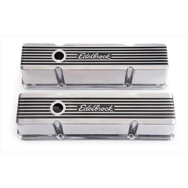 Edelbrock EDELBROCK 4263 Valve Cover - Polished - Tall E11-4263